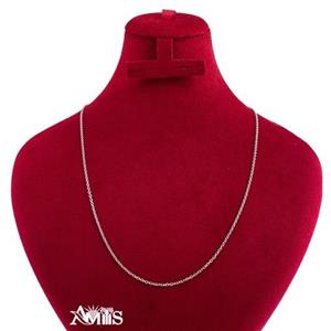 زنجیر نقره زنانه آمیتیس مدل فلامینگو کد AMT-Z012 