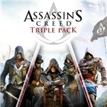 اکانت قانونی Assassin's Creed Triple Pack: Black Flag, Unity, Syndicate برای PS4 & PS5