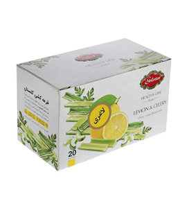 دمنوش مخلوط گیاهی با طعم لیمو و کرفس گلستان بسته 20عددی Golestan Mixed Herbal Infusion With Lemon Flavour And Celry Pack Of 20