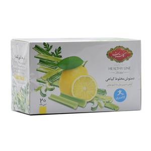 دمنوش مخلوط گیاهی با طعم لیمو و کرفس گلستان بسته 20عددی