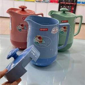 پارچ دوجداره توپاز اندونزیایی اصل سایز بزرگ  2.1 لیتری در سه رنگ