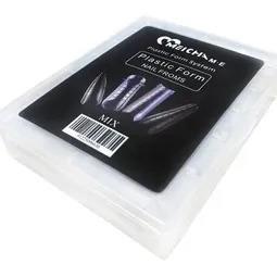 قالب کاشت ناخن میچا  MIX بسته 120 عددی