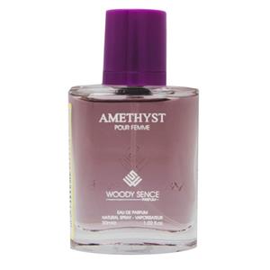 عطر جیبی زنانه وودی سنس مدل Amethyst  حجم 30 میلی لیتر