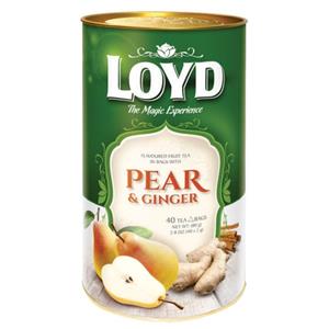 دمنوش گیاهی لوید مدل گلابی زنجبیل مقدار 80 گرمی Loyd Pear and Ginger 