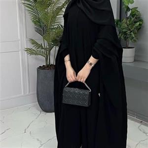 مانتو عبایی کلوش جلو بسته کد