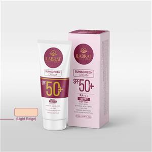 کرم ضدآفتاب ضدلک رنگی ایلابرت  SPF50 بژ روشن