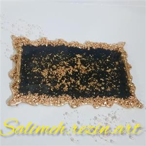 سینی پذیرایی طرح  مستطیل دفرمه در اندازه 25در 40