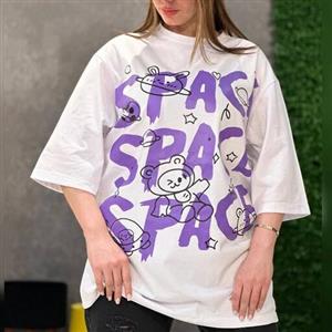 تیشرت لانگ زنانه space  سوپر اسپان