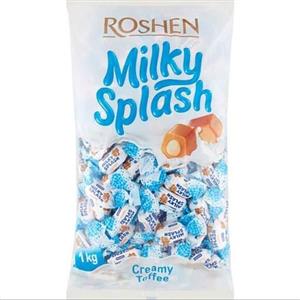 تافی مغز شیری میلکی اسپلش روشن 1 کیلو گرم Roshen Milky Splash 