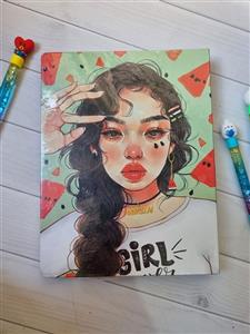 کلاسور سویل طرح دختر 
