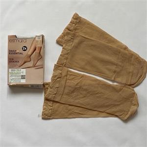 جوراب پارازین مچی از برند اسمارا بصورت پک دو عددی تراکم 15 رنگ pearl