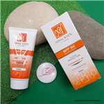 کرم ضد آفتاب بیرنگ spf60 مایMy white Sunscreen SPF60 Cream