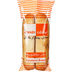 نان ساندویچ سه نان مقدار 300 گرم Cenan Sandwich Bread 300Gr