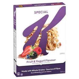 کورن فلکس اسپشیال کی با طعم ماست و انواع توت (360 گرم) special k