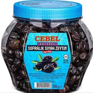 زیتون سیاه دانه متوسط جبل 1000 گرم Cebel