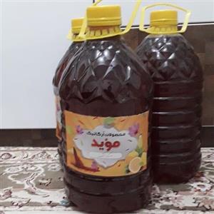 سرکه انگور طبیعی خانگی بدون افزودنی غیر شرکتی . با کیفیت در بطری (4 لیتری)