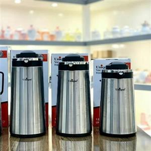فلاسک شیشه دار یونیک درب کلیدی سایز 1 لیتر و6 دهم