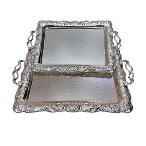 سینی یونی هوم 2 سایز ، استیل ضد زنگ ، دسته استیل ، مدل S719S