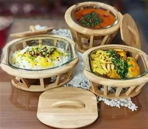 ست سوفله خوری چوبی 4 تیکه وارمردار کد SETwood4