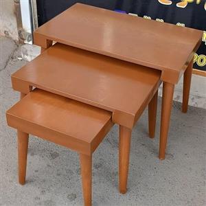 میز عسلی مدل کمجا سه تکه