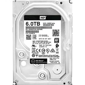 هارددیسک اینترنال وسترن دیجیتال مدل Black WD6003FZBX ظرفیت ترابایت Western Digital Internal Hard Drive 6TB 