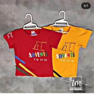 تی شرت بچگانه.نقلی اسپرت.در طرح های مختلف.پارچه کریستال پنبه