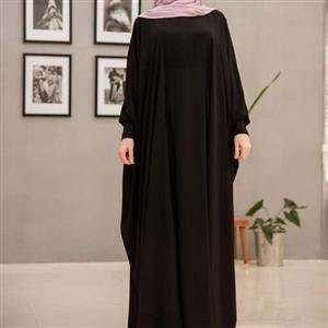 عبا ساده مشکی مانتو عبایی مشکی ساده مانتوعبایی عبای ساده مشکی کرپ الیزه عبای مشکی الیزا