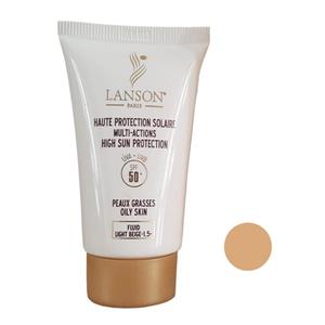 ضد افتاب رنگی lanson بژ طبیعی شماره ( 1/5)