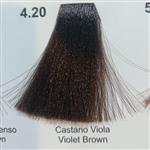 رنگ موی بدون آمونیاک بلونیا رنگ بنفش شماره 4 رنگ قهوه ای بنفش 4.20 ساخت ایتالیا 100 میل