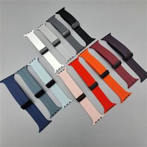 لوازم جانبی ساعت هوشمند بند سیلیکونی مگنتی اپل واچ 42.44.45.49