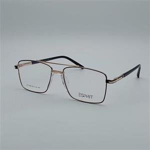 فریم عینک طبی مردانه فلزی برند اسپریت درجه یک رنگ مشکی طلایی 