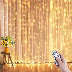 ریسه ال ای دی پرده ای سه در سه ریموت از راه دور