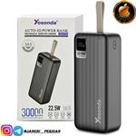 پاوربانک YOSONDA YXD-156 30000MAH/PD