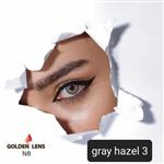 لنز چشم رنگی برند کلدن لنز شماره 8 رنگ gray hazel 3