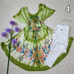 ساحلی پیراهن شیک الیاف گیاهی نخی وارداتی پرفروش خنک و اعلا سایز 38 تا 52 رنگبندی زیبا  فوری