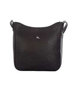 کیف دوشی زنانه چرم طبیعی چرم مشهد کد S5090 - مشکی