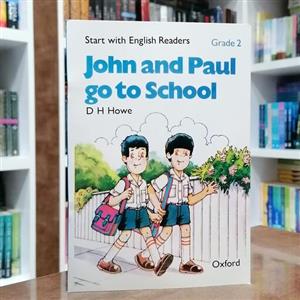 کتاب Start with English Readers Grade 2 John and Paul go to School