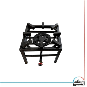 اجاق گاز 40 در 40 تک شعله  رنگ کوره ای (پلوپز)