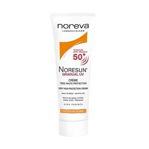 کرم ضد آفتاب نورسان گرجوال +SPF50 نوروا با حجم 40 میلی لیتر Noreva Noresun Gradual UV SPF50+ Cream 40 ml