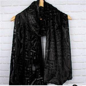 شال مخمل حریر وارداتی با طرح فندی