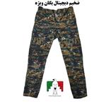 شلوار شش جیب ضخیم آلفا دیجیتال یگان ویژه نظامی کوهنوردی کار پیاده روی اربعین چریکی 6جیب ایرانی