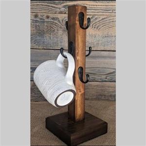 آویز ماگ ، استند ماگ چوبی ، استند چوبی