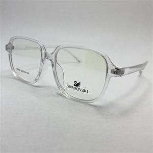 فریم عینک طبی سواروسکی SWAROVSKI سفید شفاف بی رنگ فوق سبک کد JH052