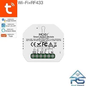 رله دو کانال Wi-Fi RF پشت-کلیدی تویا