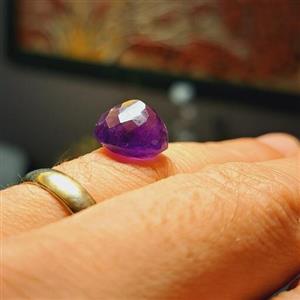 نگین آمیتیست فنسی اصل نگین امیتیست انگشتری تراش نگین امیتیست ارزان انگشتر امیتیست خاص انگشتر ماه تولد سنگ چاکرا هفت