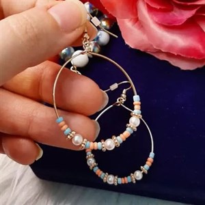 گوشواره زنانه حلقه ای کد 05
