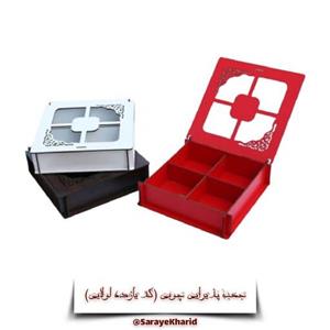 جعبه پذیرایی چوبی (کد یازده لولایی)