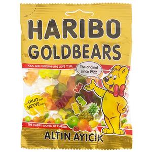 پاستیل هاریبو مدل Golden Bears مقدار 70 گرم Haribo Golden Bears Gummy Candy 70gr