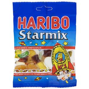 پاستیل هاریبو مدل Starmix مقدار 70 گرم Haribo Gummy Candy 70gr 