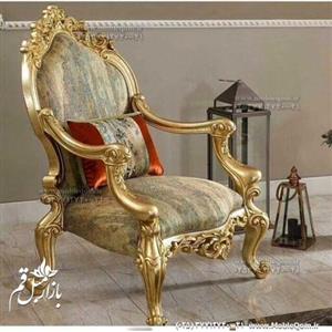سرویس مبل سلطنتی دو رو منبت مدل چراغان قالب اصلی